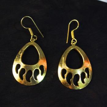Gold plated earrings