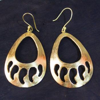 Gold plated earrings
