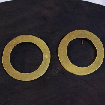 Gold plated earrings
