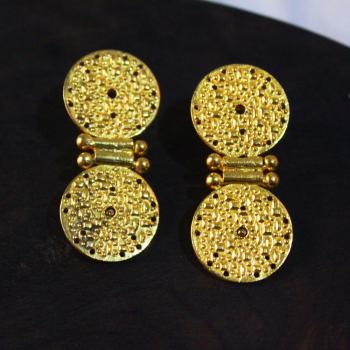 Gold plated earrings
