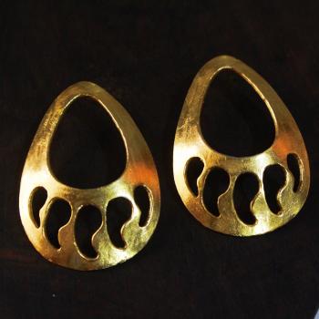 Gold plated earrings