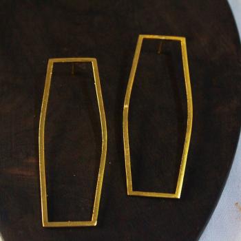 Gold plated earrings