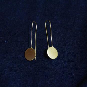 Gold plated earrings