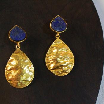 Gold plated earrings