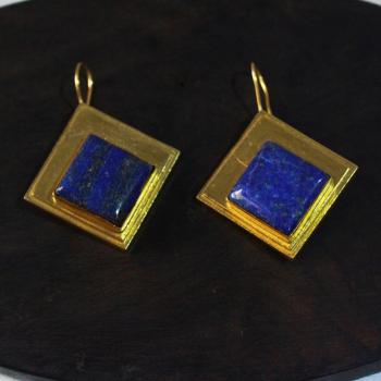 Gold plated earrings