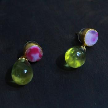 Gold plated earrings