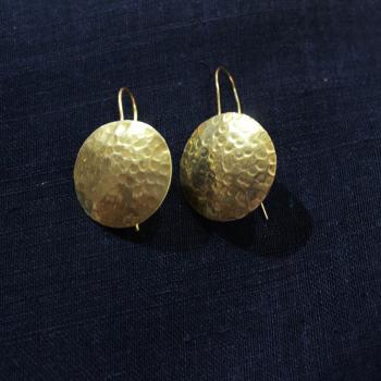 Gold plated earrings
