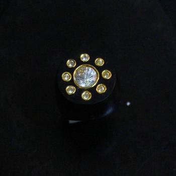 EBONY GOLD RING