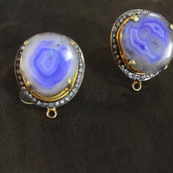 AGATE EARRING 
