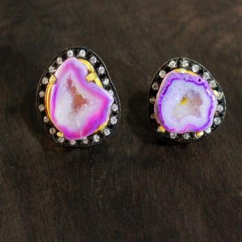 AGATE EARRING 