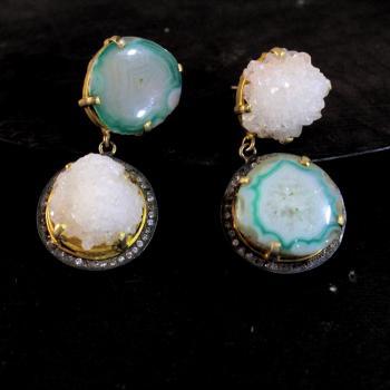 AGATE EARRING 