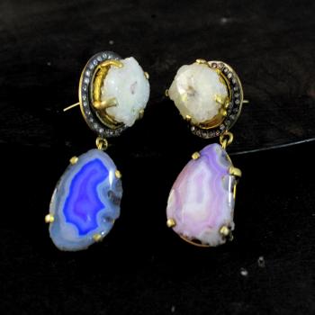 AGATE EARRING 
