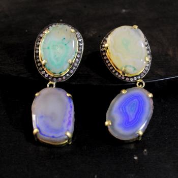 AGATE EARRING 
