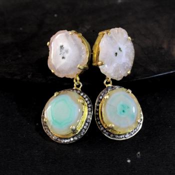 AGATE EARRING 