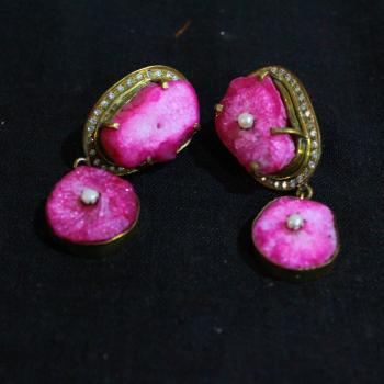 AGATE EARRING 