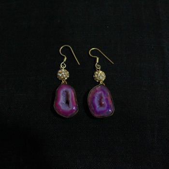 AGATE EARRING 