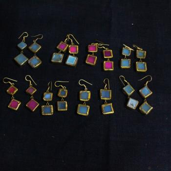 AGATE EARRING 
